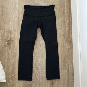black lululemon leggings